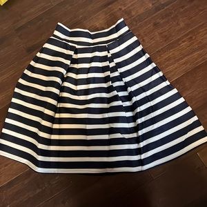 Chicwish Blue and White Striped Skirt